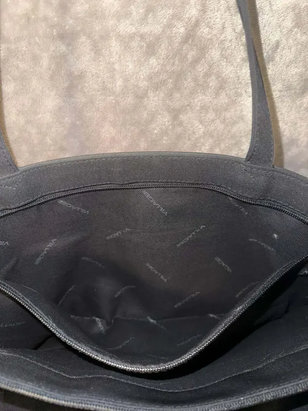 Villager A Liz Claiborne Company Black Structured Laptop Briefcase Tote